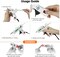 Mini Hot Glue Gun with 30 Glue Sticks, Fast Heating Hot Melt Gun, 20W Glue Gun Kit, Lightweight Craft Gun for DIY, Home Repairs, Kids' School Projects, White